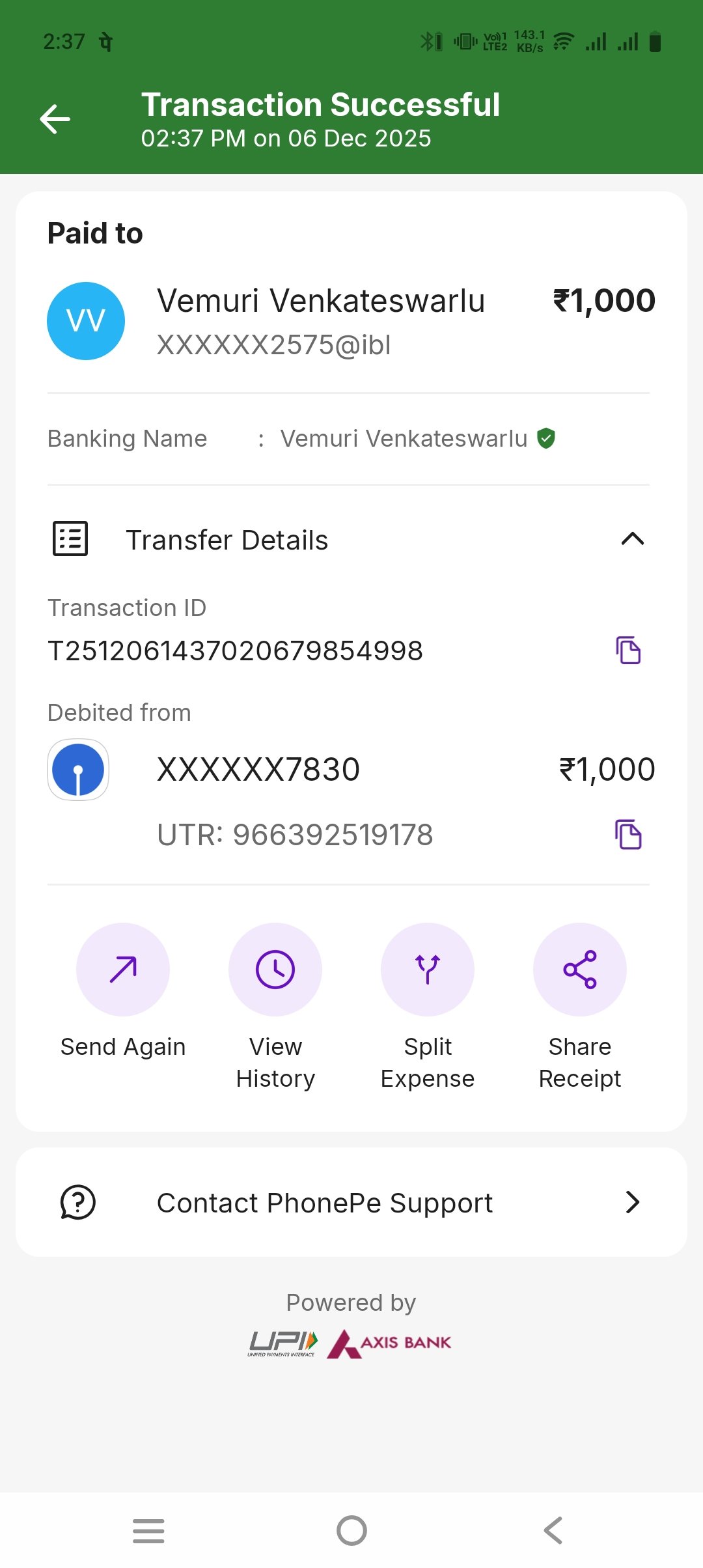 Payment Proof