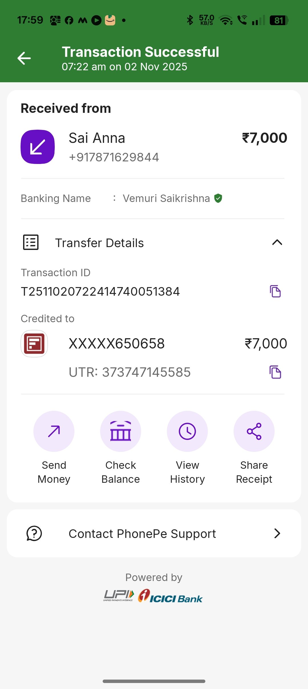 Payment Proof