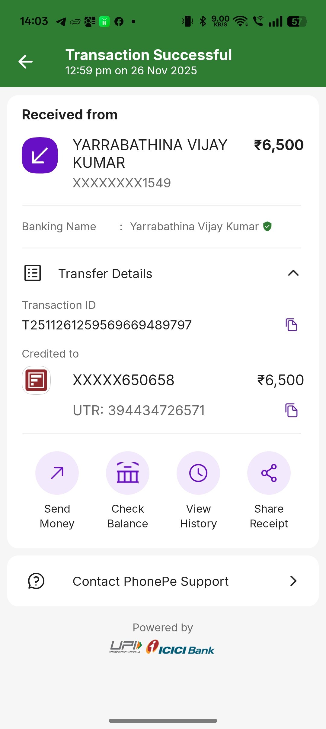 Payment Proof