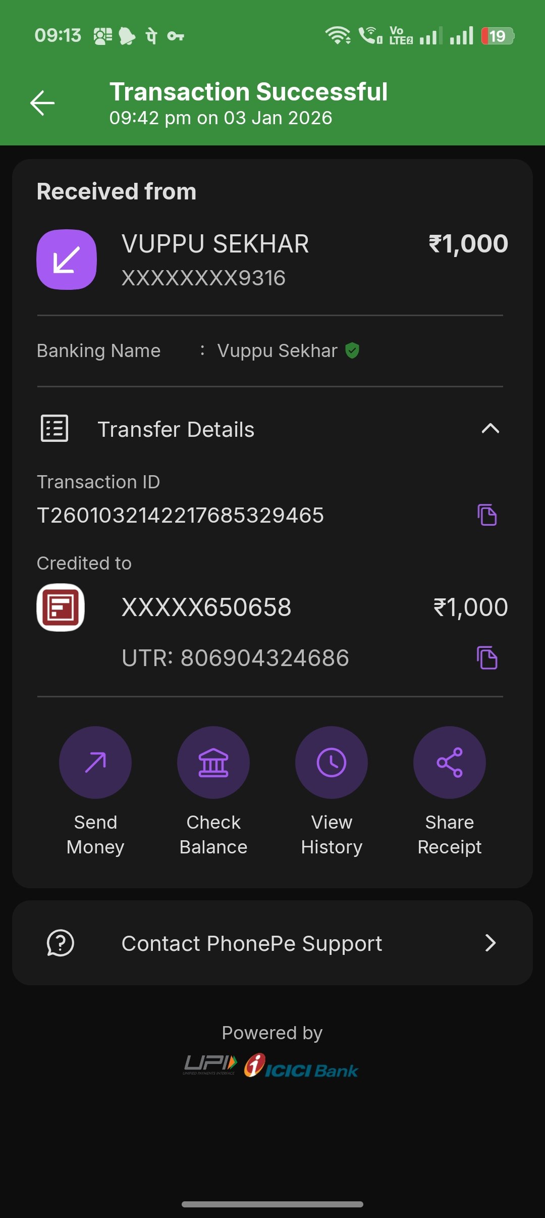 Payment Proof