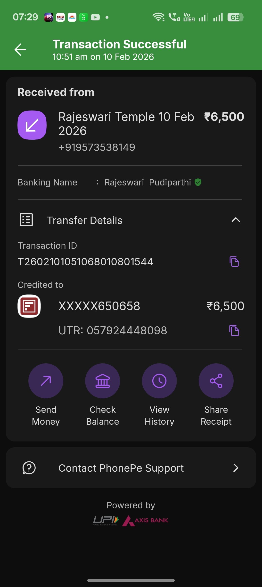Payment Proof