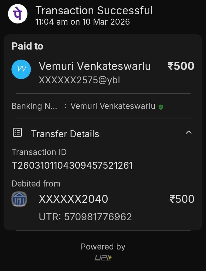 Payment Proof
