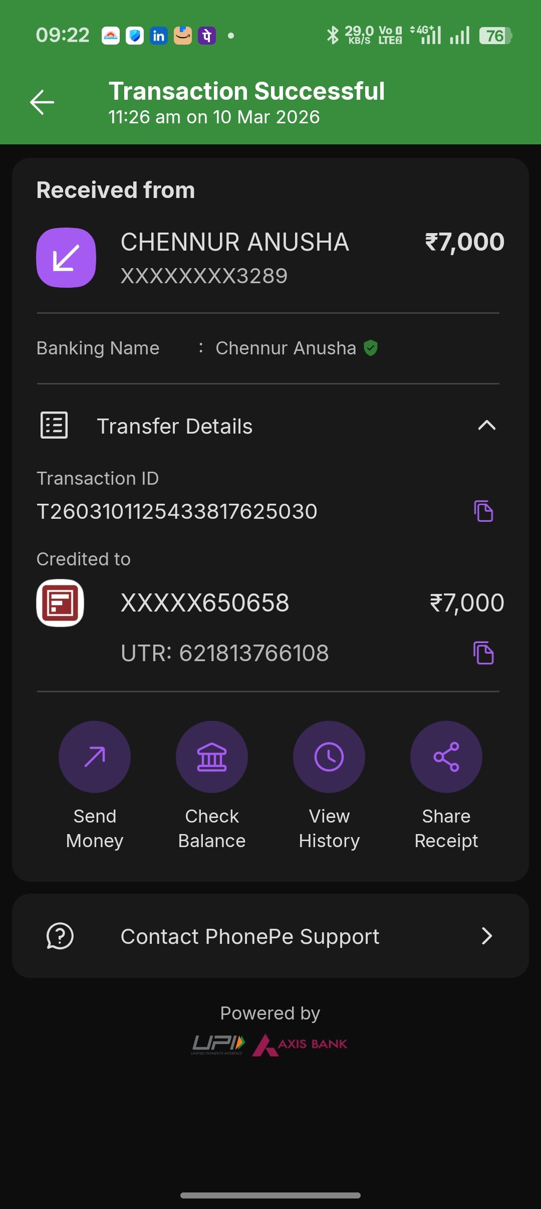 Payment Proof