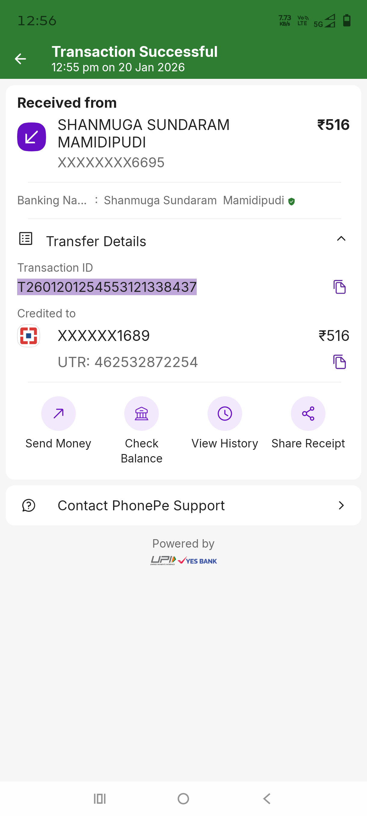 Payment Proof