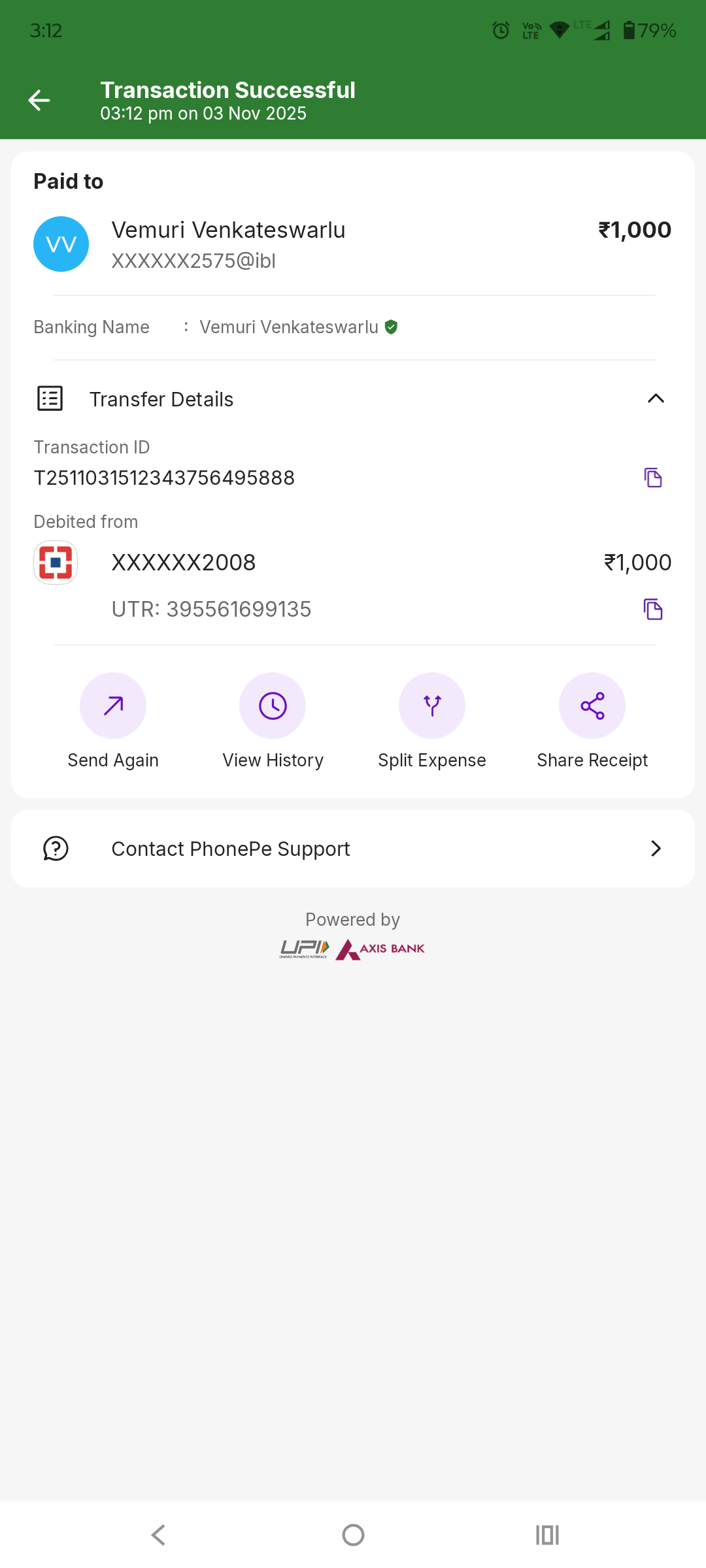 Payment Proof