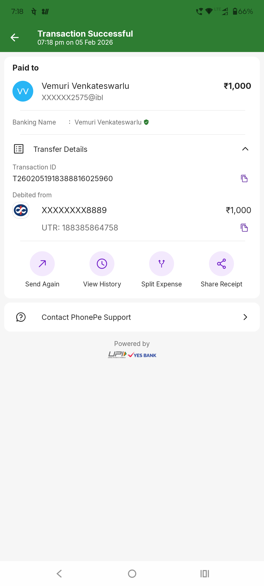 Payment Proof